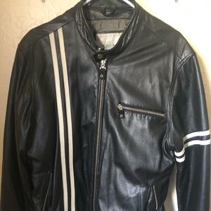 Men’s Genuine Leather racing jacket